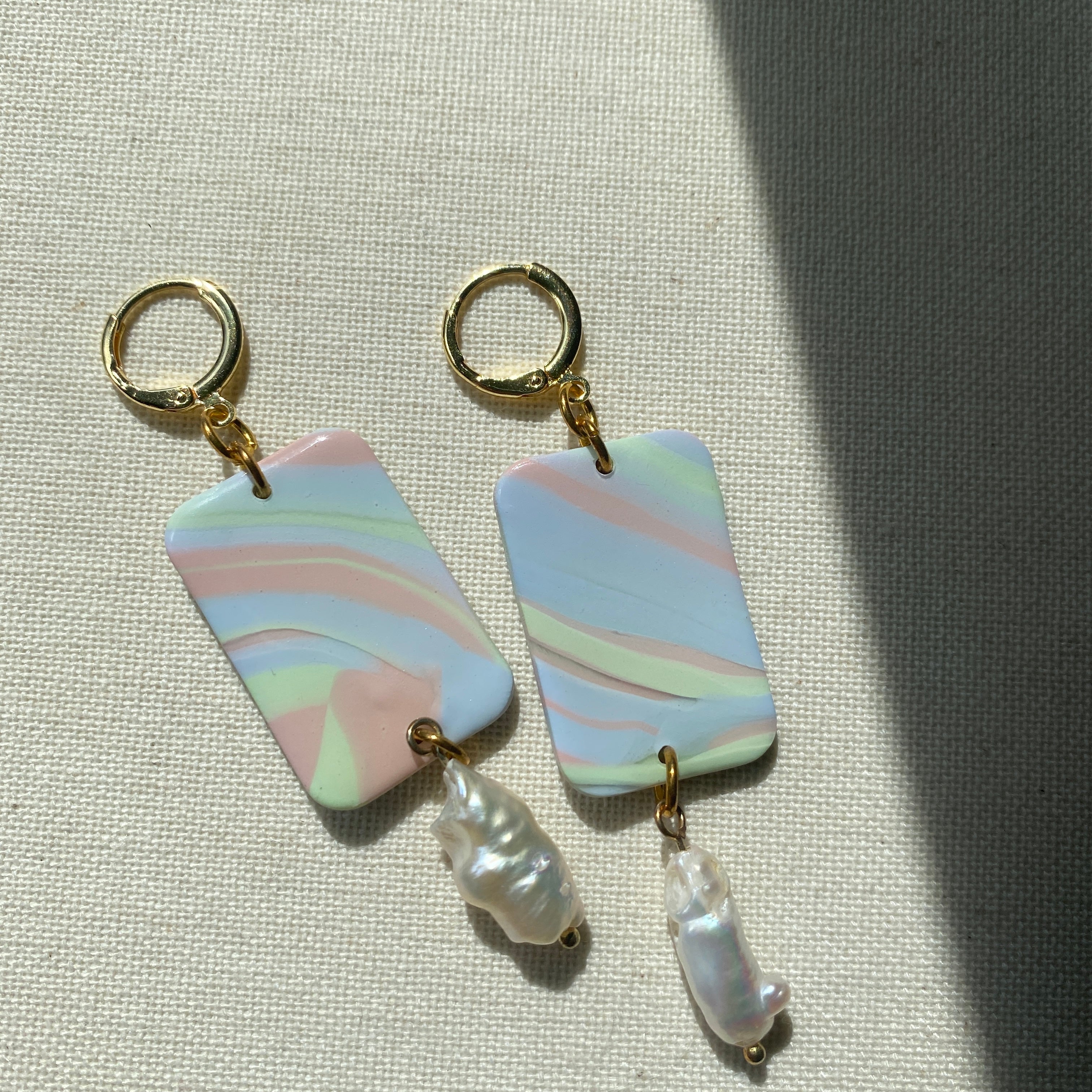 pastel marble drops